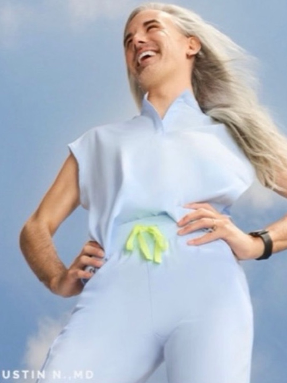 RARE Figs Open Skies High Waisted Yola Pants